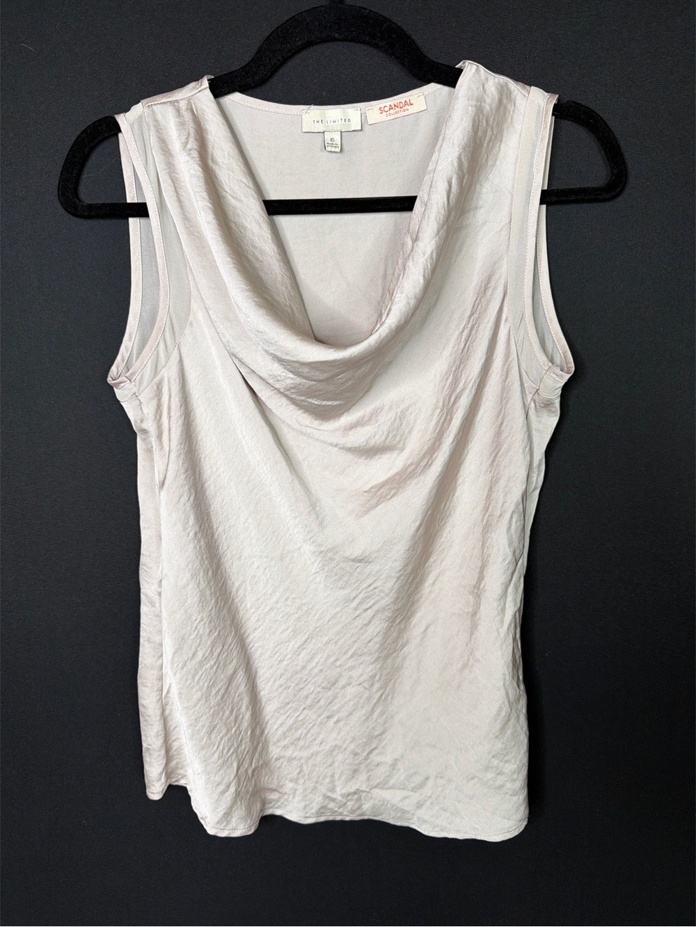 The Limited Scandal Collection Cowl Neck Tank Top